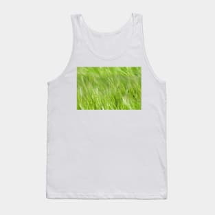 Layers of barley moving in the breeze - field in Yorkshire Tank Top